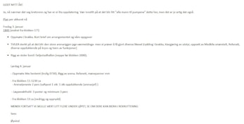 Oppmøte kretsrenn 4. jan